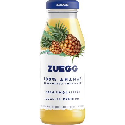 Zuegg Ananászlé Üveges 200 ml Zuegg (24db/csom)