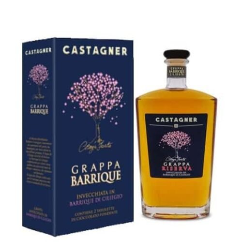 Grappa Riserva Barrique in Rovere di Ciliegio 18 mesi Castagner 0,7L