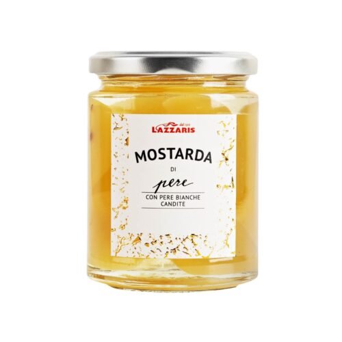 Mustáros Kandírozott Körte Mostarda 380 g Lazzaris