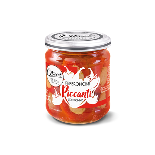 Tonhallal töltött csípős paprika 190gr Citres