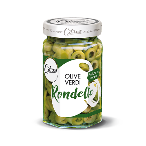 Szeletelt zöld olívabogyó 290gr Citres