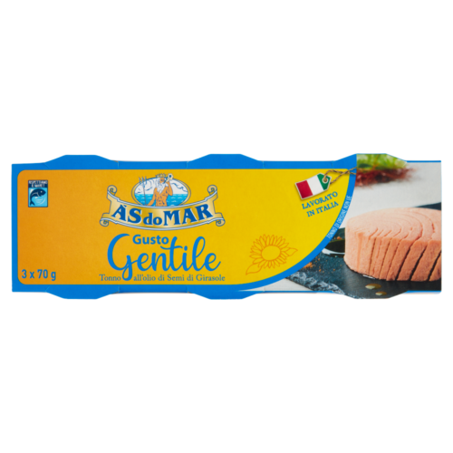 ASdoMAR Tonhal napraforgóolajban 70g x3db