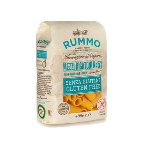 Gluténmentes mezzi rigatoni n 51 500gr Rummo
