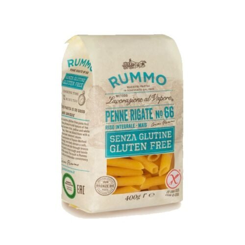 Gluténmentes penne rigate n 66 500gr Rummo