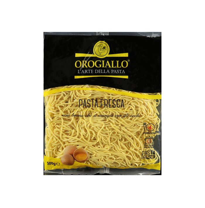 Friss Tészta Tojásos Tagliolini 500gr Orogiallo - Kiszállítás csak Budapesten/Pest Vármegyében