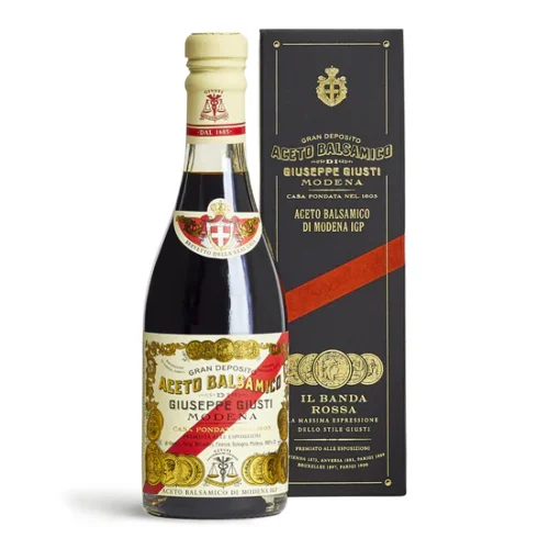 Modenai balzsamecet I.G.P. Banda Rossa 5 aranyérem champagnotta 0,25L Giusti