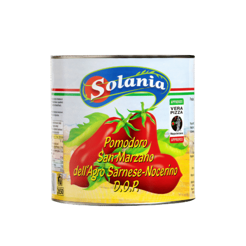 Hámozott Paradicsom Pelati San Marzano DOP 800gr Solania