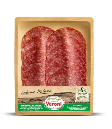Szeletelt milánói szalámi 70gr Veroni